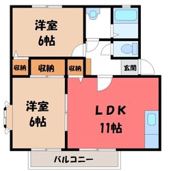 シャルマン Ⅴの物件間取画像